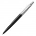 Ручка шариковая PARKER "Jotter Core Bond Street Black CT", корпус черный, детали хром, синяя