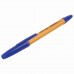 Ручка шариковая STAFF "C-51", СИНЯЯ, корпус оранжевый, узел 1 мм, линия письма 0,5 мм