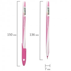 Ручка шариковая STAFF "CANDY PASTEL", синяя, игольчатый узел 0,6 мм, линия 0,3 мм Ручка шариковая STAFF "CANDY PASTEL", синяя, игольчатый узел 0,6 мм, линия 0,3 мм
