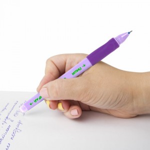 Ручка стираемая гелевая с эргономичным грипом BRAUBERG KIDS "RESTART COLOR", СИНЯЯ, игольчатый пишущий узел 0,5 мм, линия 0,35 мм