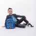 Рюкзак BRAUBERG KIDS PLAY детский, 1 отделение, 3 кармана, "Dinos", 29х23х12 см