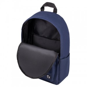 Рюкзак BRAUBERG POSITIVE универсальный, потайной карман, "Dark blue", 42х28х14 см
