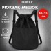 Рюкзак спортивный мешок HEIKKI PACK (ХЕЙКИ), 2 отделения, увеличенный объем, 40х35 см