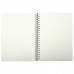 Скетчбук, 4 типа бумаги (акварельная, белая, черная, крафт) 146х204 мм, 60 л., гребень, BRAUBERG ART, АНИМЕ