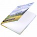Скетчбук, белая бумага 160 г/м2, 145х203 мм, 64 л., резинка, твердый, BRAUBERG ART CLASSIC "Ван Гог"