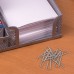 Скрепки STAFF, 25 мм, оцинкованные, треугольные, 100 шт., в картонной коробке