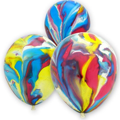 Воздушные шары многоцветные 1шт.