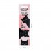 Закладки магнитные для книг, 3шт., MESHU "Black cat"