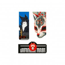 Закладки магнитные для книг, 3шт., MESHU "Kitsune", матовая ламинация, фольга Закладки магнитные для книг, 3шт., MESHU "Kitsune", матовая ламинация, фольга