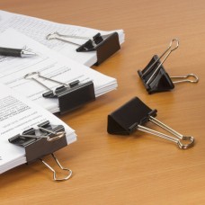 Зажимы для бумаг большие STAFF "EVERYDAY", КОМПЛЕКТ 12 шт., 51 мм, на 230 листов, черные Зажимы для бумаг большие STAFF "EVERYDAY", КОМПЛЕКТ 12 шт., 51 мм, на 230 листов, черные