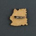 Значок деревянный «Девочка котик», аниме, 3,3 х 3,3 см